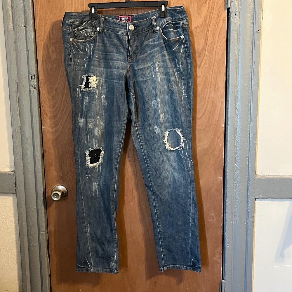 Torrid Distressed Jeans (Blue, ripped) Size 14